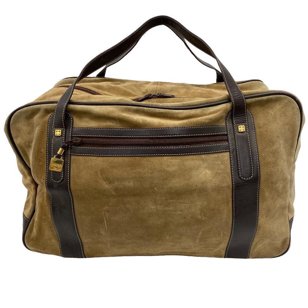 Loewe Anagram Boston Brown Bag Bag